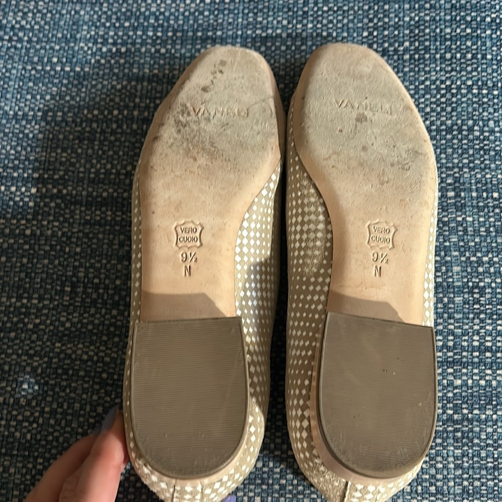 Vaneli Frankie Suede Checkered Flats size 9.5N - Picture 5 of 7